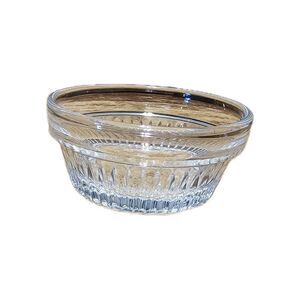 VINTAGE LIBBEY DURATUFF~ CLEAR GLASS TRINKET BOWL ~~USA!!